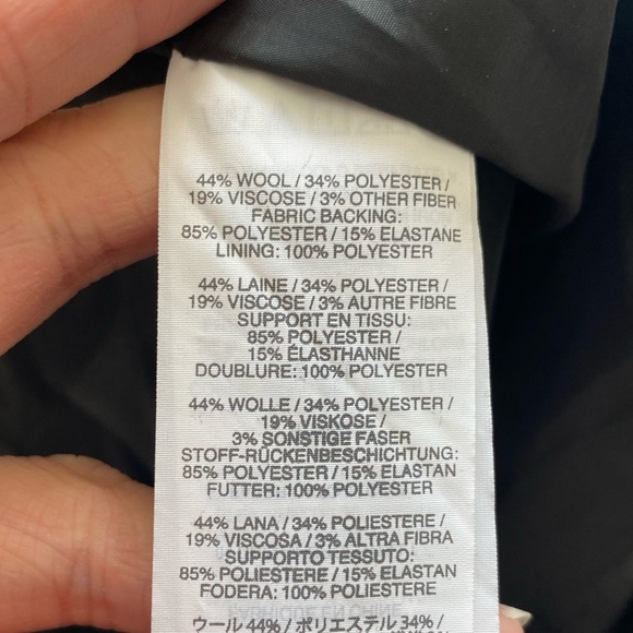 J.Crew Grey Wool Miniskirt with Ruffles - Picture 4 of 5